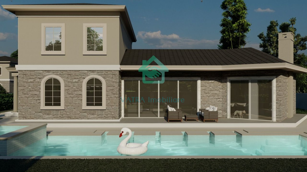 Shitet Vilë me pishinë 4+1+3 në River Hill Residence, Petrel