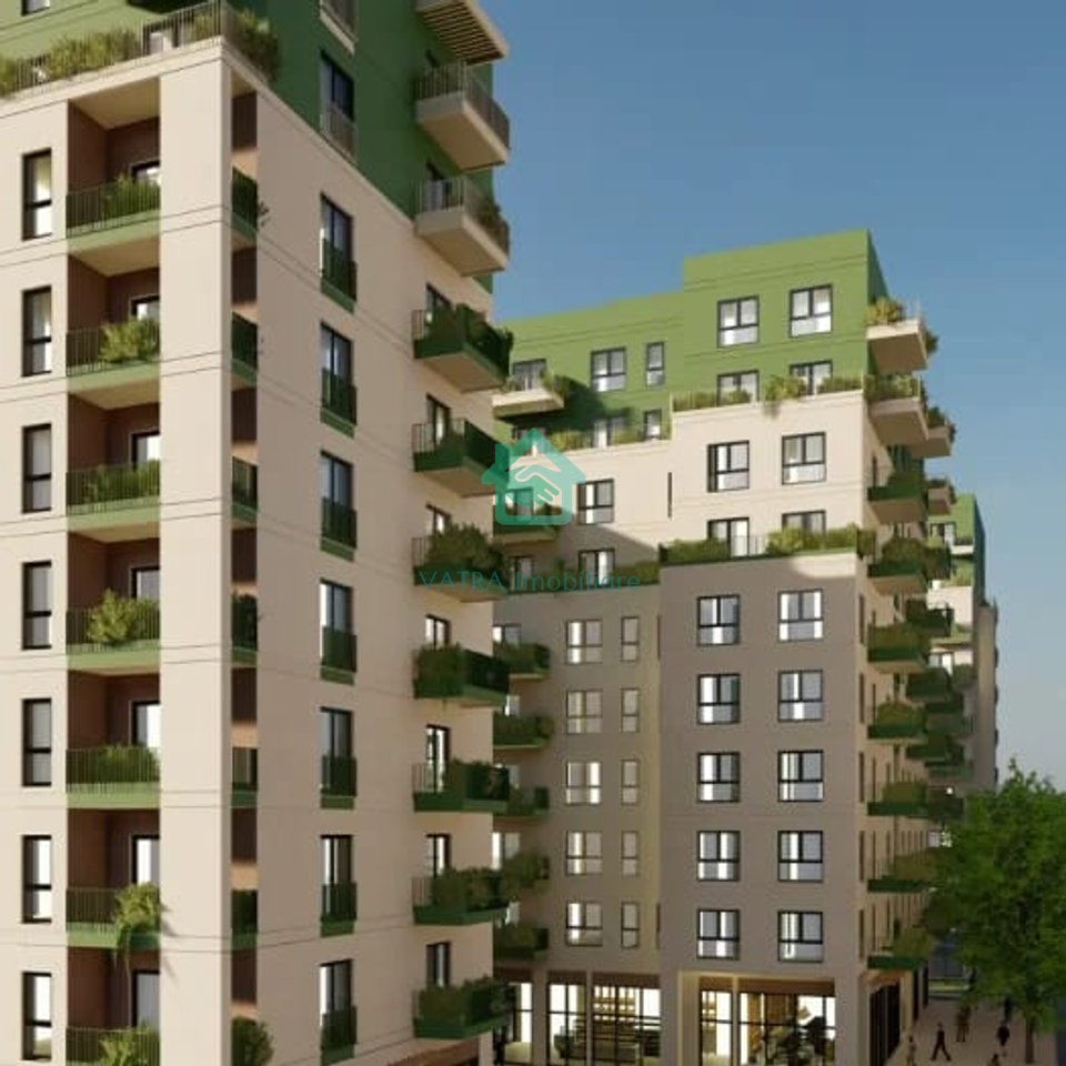 Apartament 1+1+verandë në shitje në Viva 1, Ish Fusha e Aviacionit, Tiranë - 130000€ | 63 m²