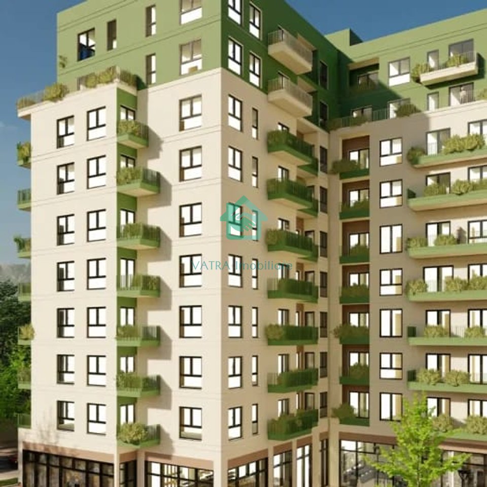 Apartament 1+1+verandë në shitje në Viva 1, Ish Fusha e Aviacionit, Tiranë - 130000€ | 63 m²