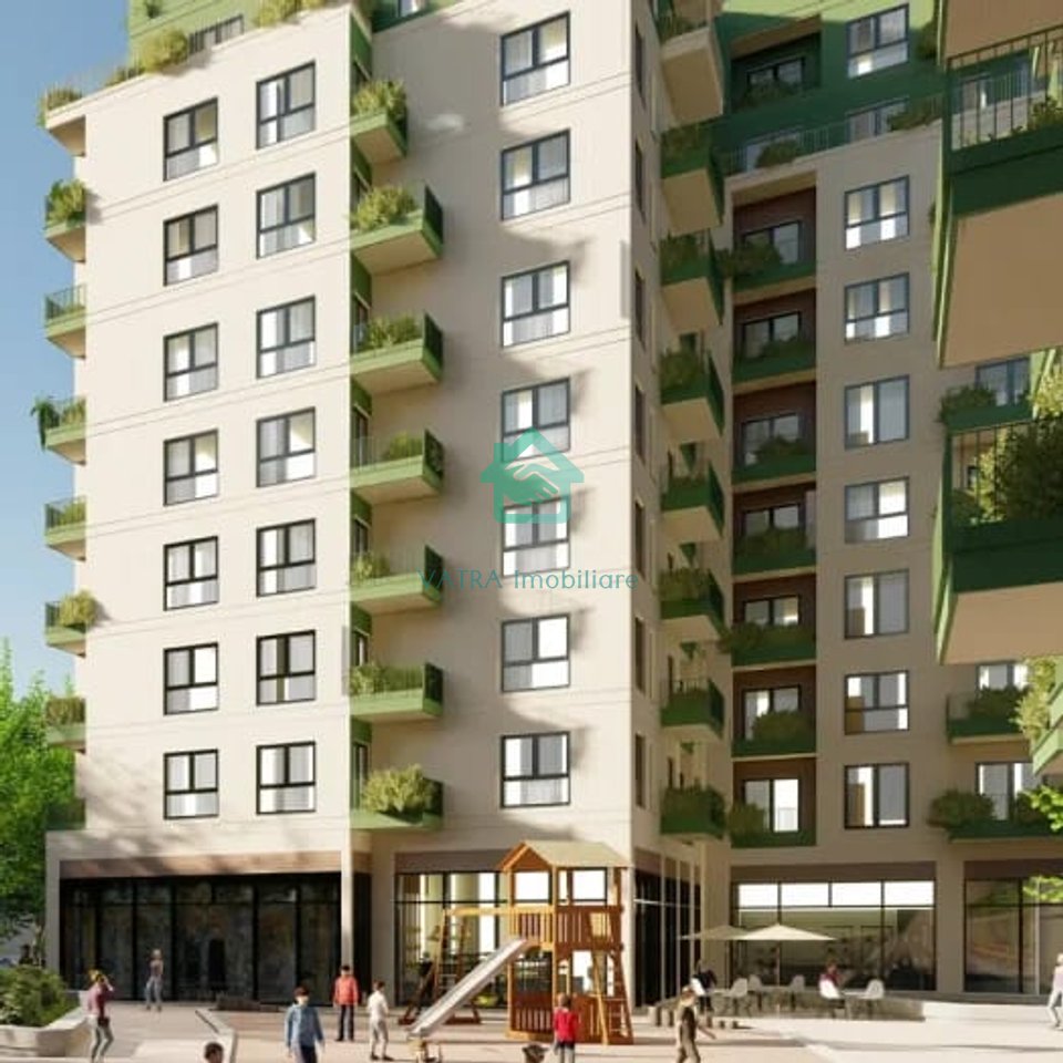 Apartament 1+1+verandë në shitje në Viva 1, Ish Fusha e Aviacionit, Tiranë - 130000€ | 63 m²