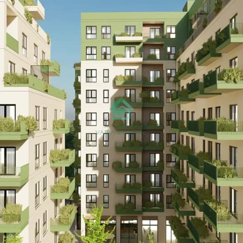 Apartament 1+1+verandë në shitje në Viva 1, Ish Fusha e Aviacionit, Tiranë - 130000€ | 63 m²