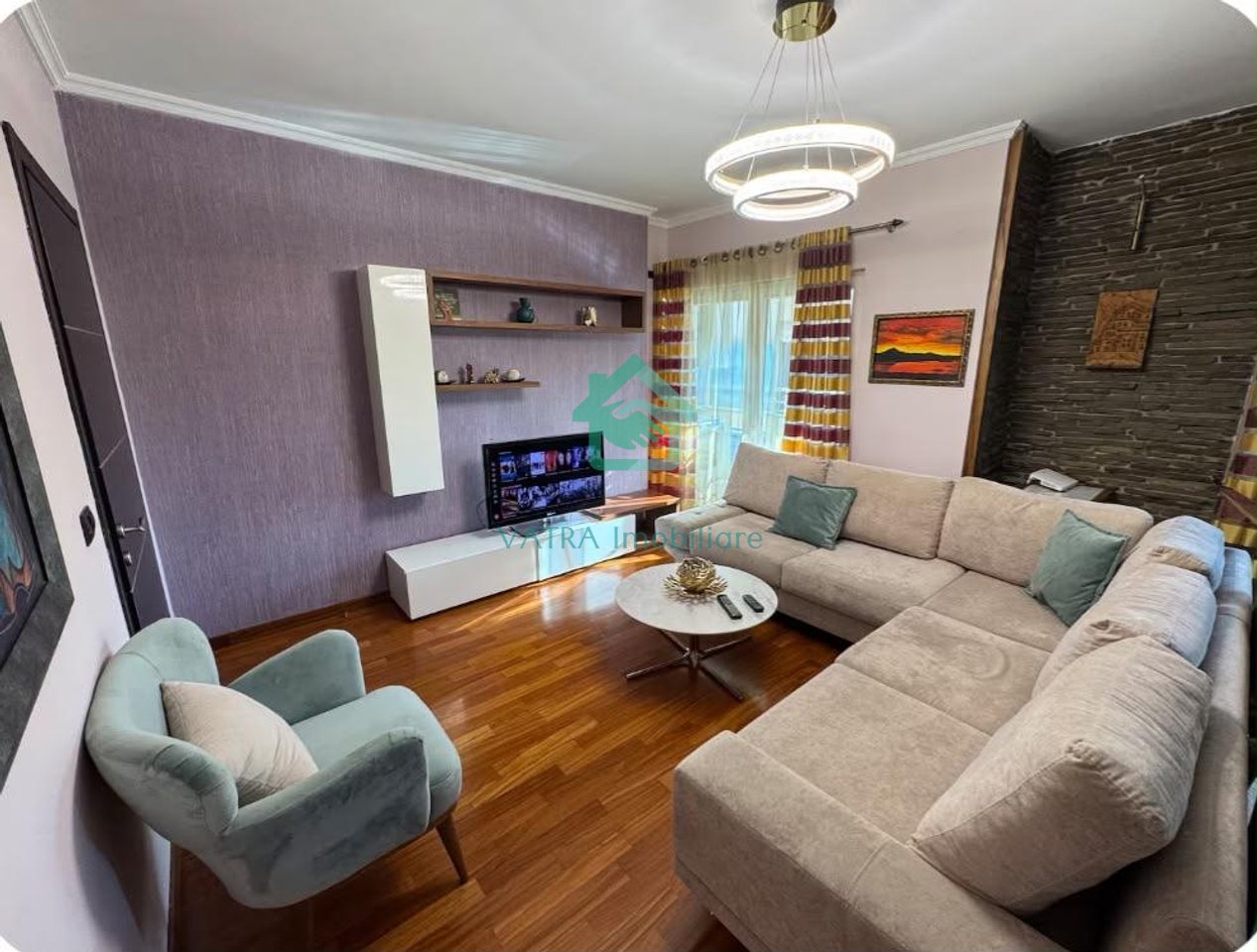 Apartment 2+1+ 1 Parking Space for Rent at Air Albania Stadium, Tirana - 1500€ | 6th Floor