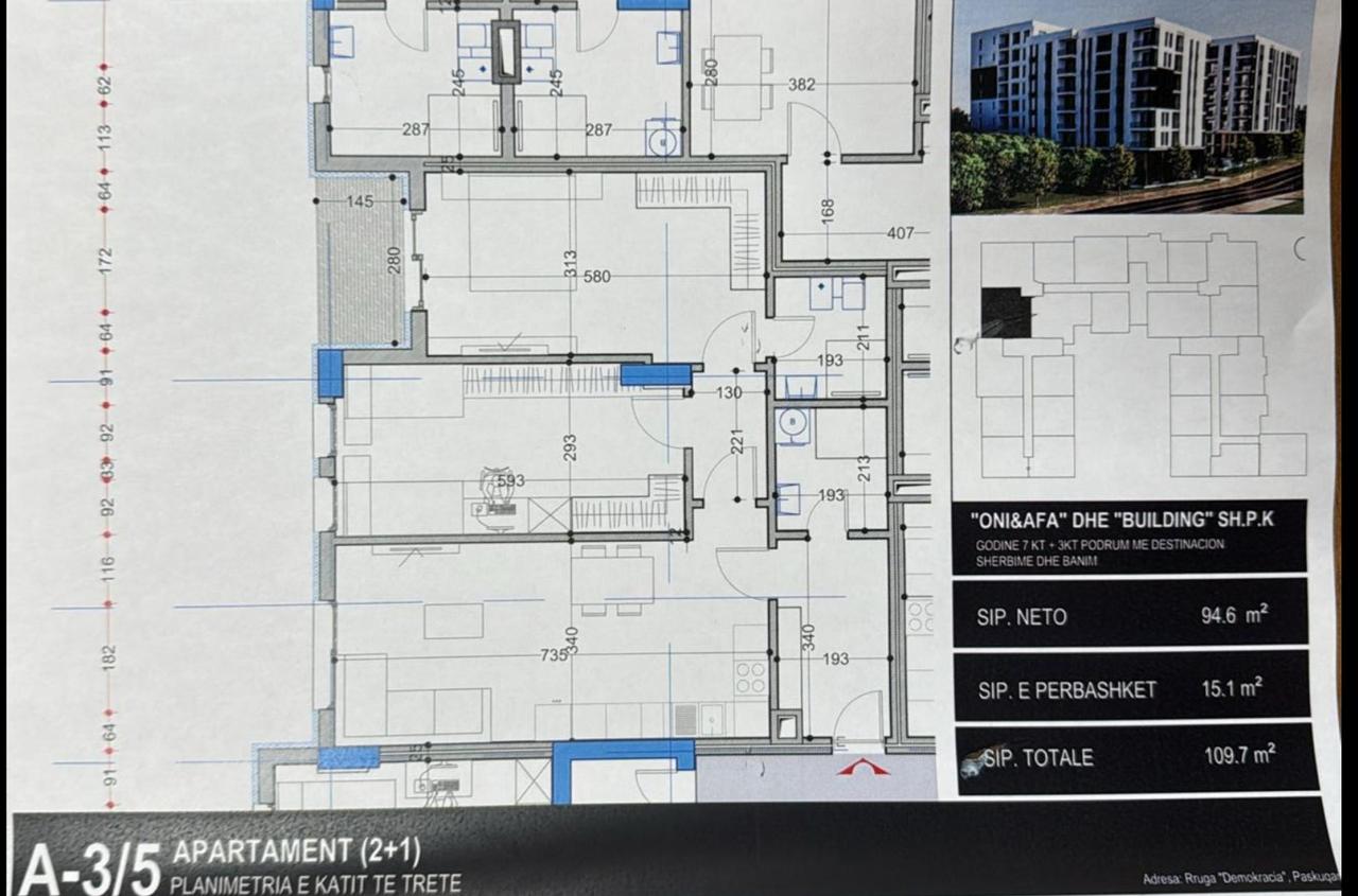 Appartamento 2+1 in vendita a Paskuqan presso la Residenza BelFiore2