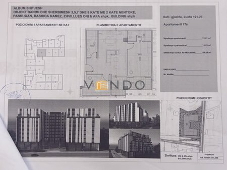 Apartment 2+1 for sale in Paskuqan at BelFiore2 Residence