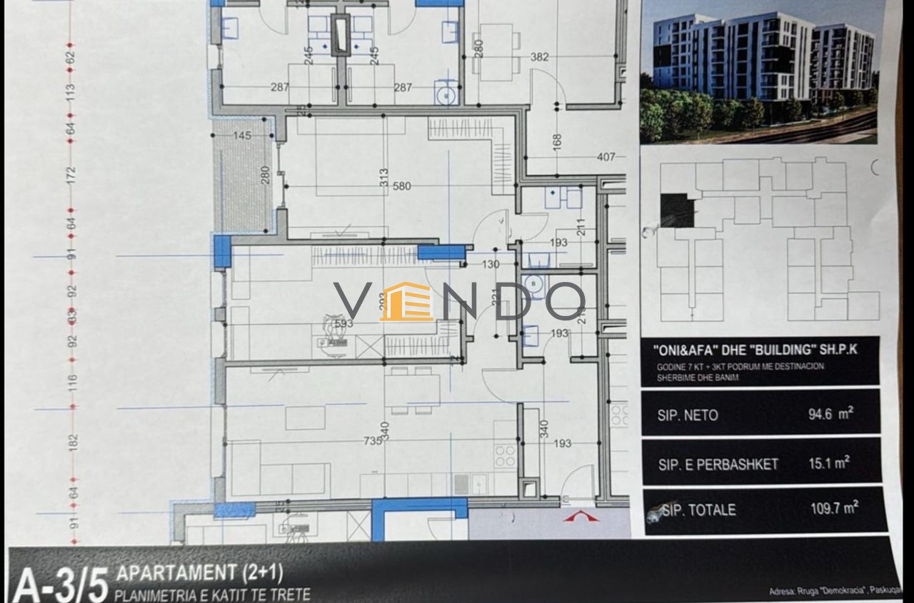 Appartamento 2+1 in vendita a Paskuqan presso la Residenza BelFiore2