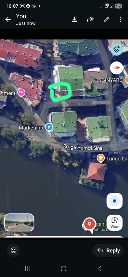 Shitet Apartament 2+1 tek Liqeni i Thate Penthouse