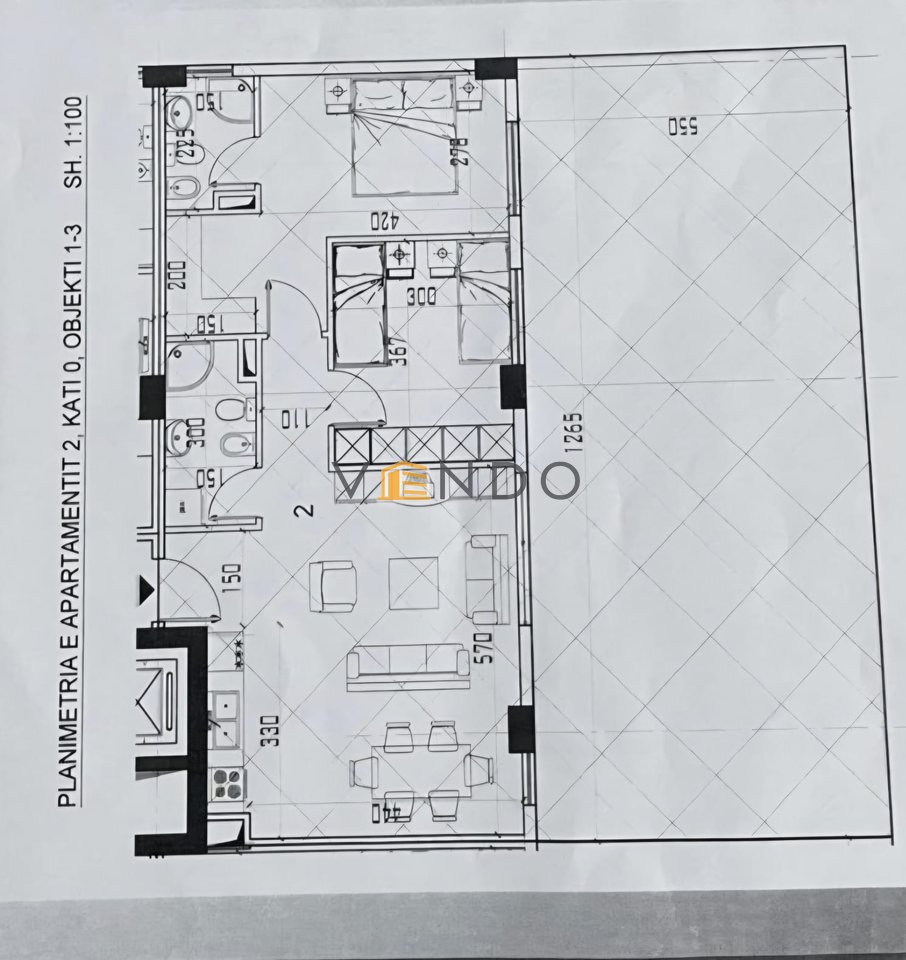 Shitet apartament 2+1+2 tek Pallatet e Tom Doshit Shkoze