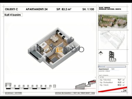 Apartment 1+1 for sale at Dream House Residence behind the Zoological Garden.