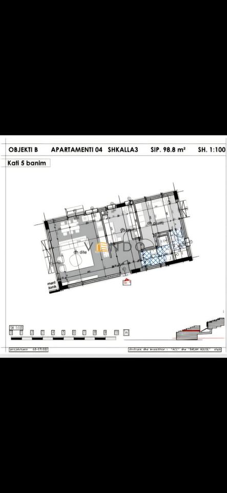 Shitet apartament 2+1+2 tek Dream House Residence mbrapa Kopshtit Zoologjik.