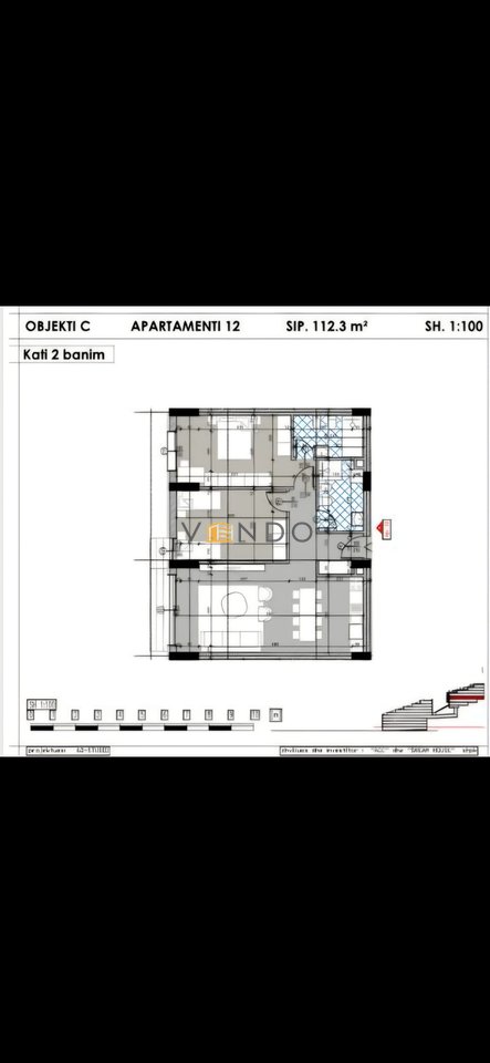 Shitet apartament 2+1+2 tek Dream House Residence mbrapa Kopshtit Zoologjik.