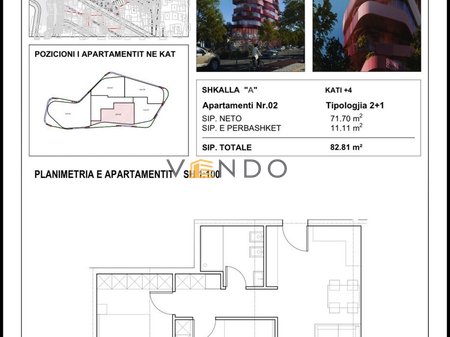 Shitet Apartament 2+1 tek Qytet Studenti, rruga Kristaq Capo/ Rezidenca Floating Floors