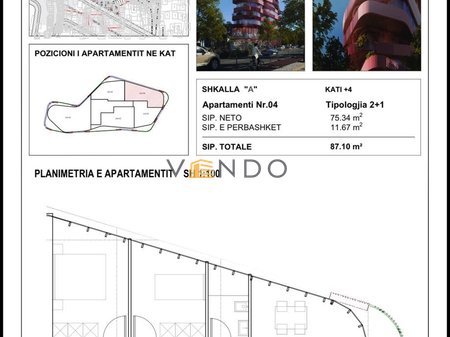Shitet Apartament 2+1 tek Qytet Studenti, rruga Kristaq Capo/ Rezidenca Floating Floors