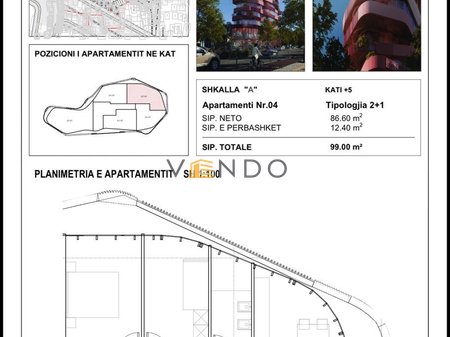 Shitet Apartament 2+1 tek Qytet Studenti, rruga Kristaq Capo/ Rezidenca Floating Floors