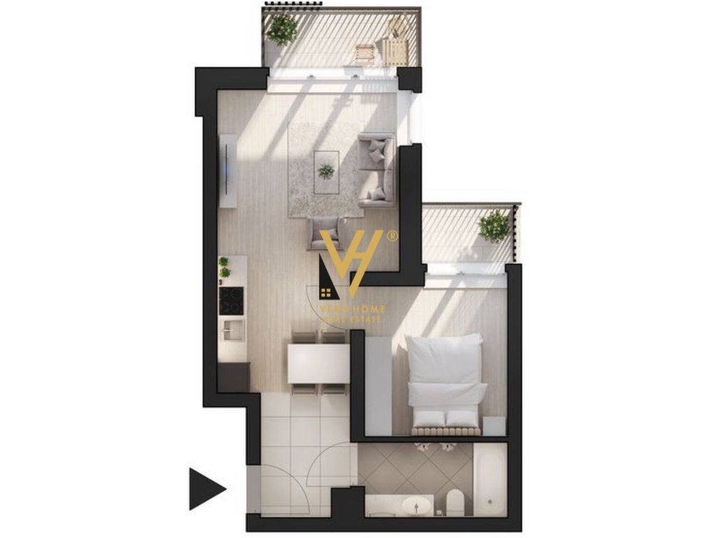 SHITET APARTAMENT 1+1+BLK RRUGA E DIBRES 98.000 EURO