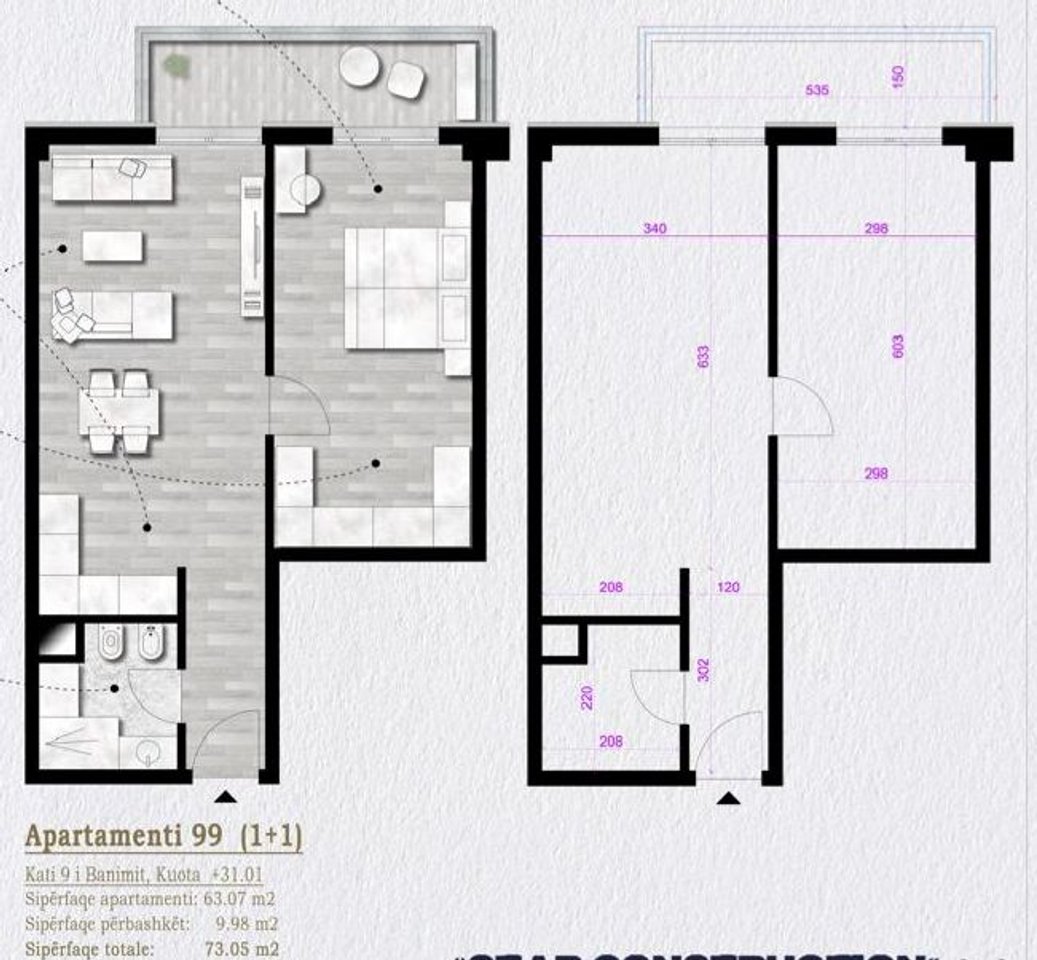 Appartamento 1+1 in vendita Don Bosko